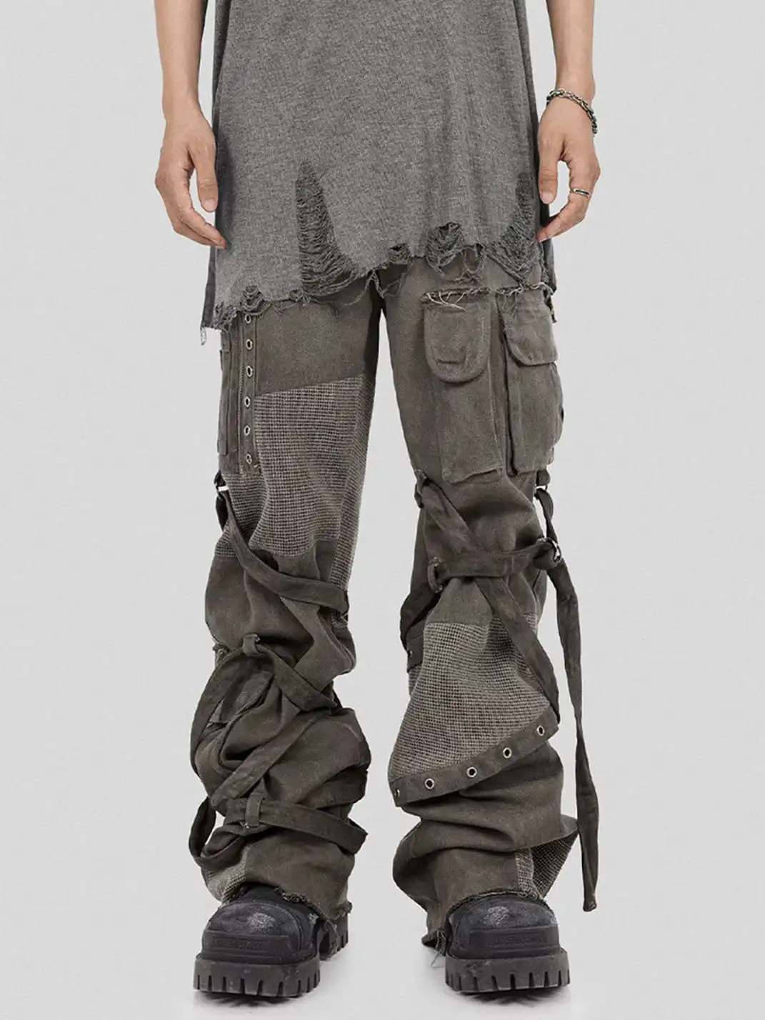 UNDERWATER | Scavenger Heavyduty Multi-Pockets Striped Cargo