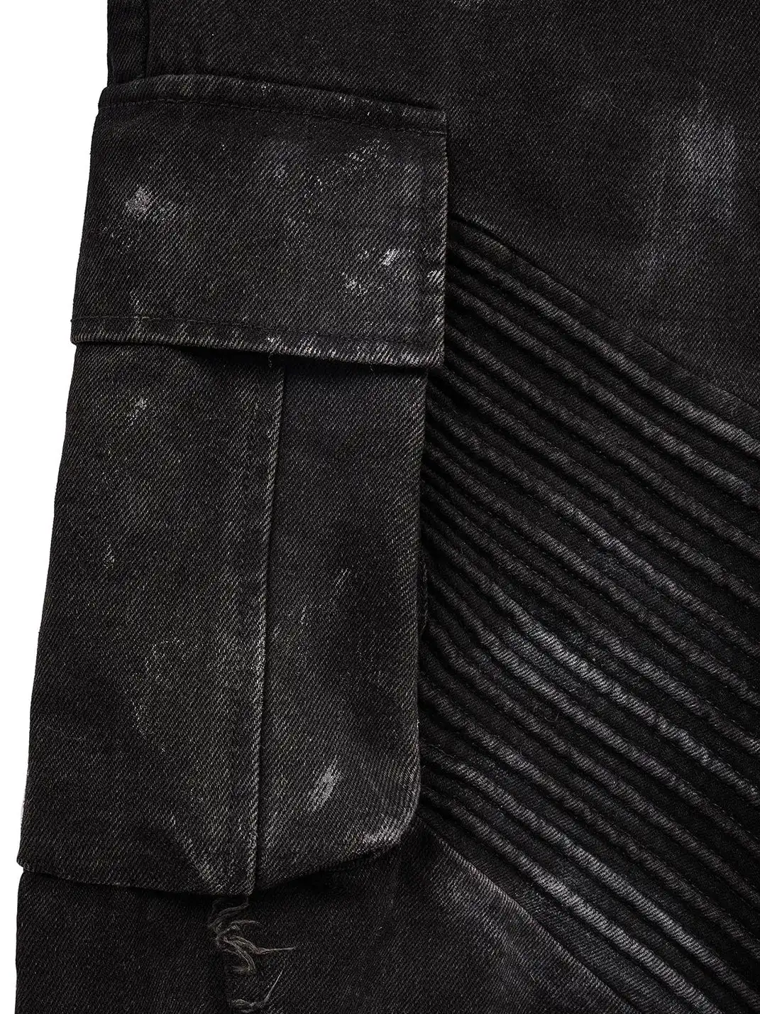 UNDERWATER | Deconstructed Distressed Wanderer Multi-Pocket Jeans