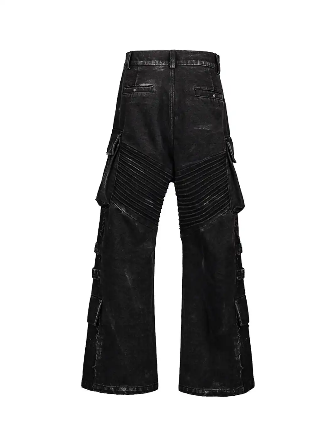 UNDERWATER | Deconstructed Distressed Wanderer Multi-Pocket Jeans
