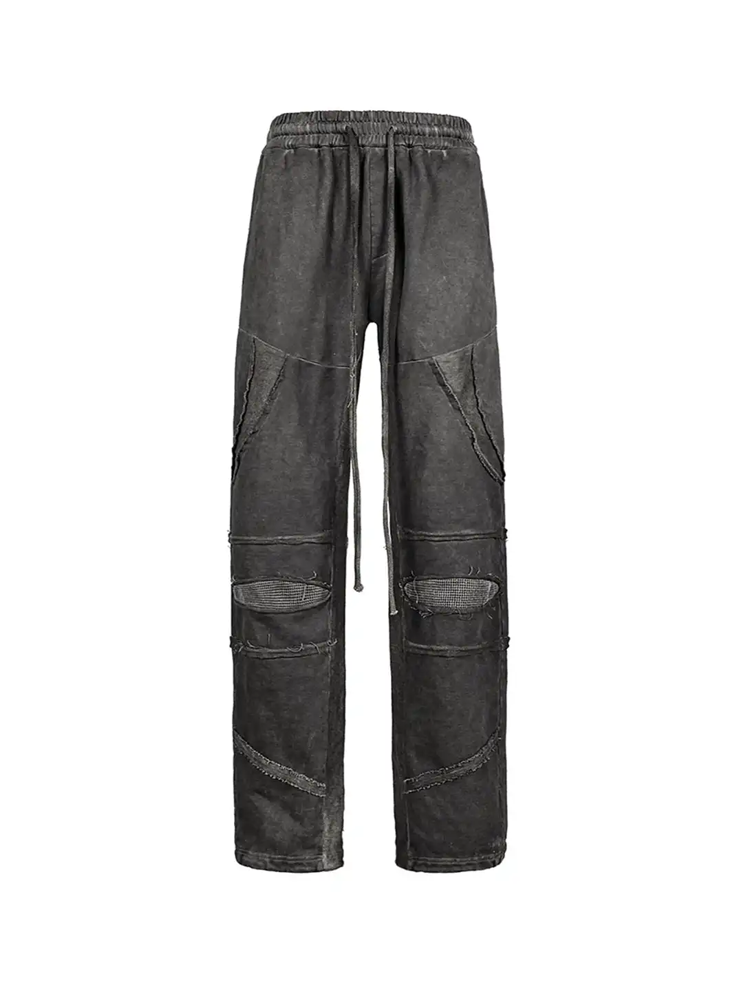 UNDERWATER | Distressed Demon Clad Deconstructed Pants