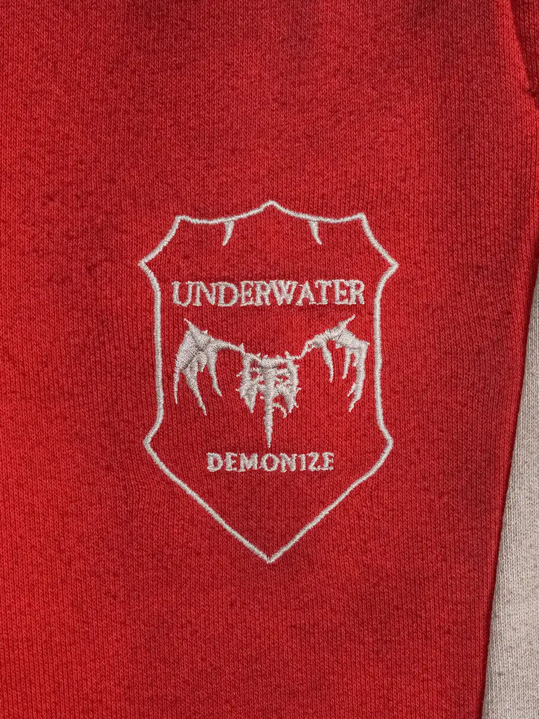 UNDERWATER | Skeleton Distressed Contrast Panel Sweatpants