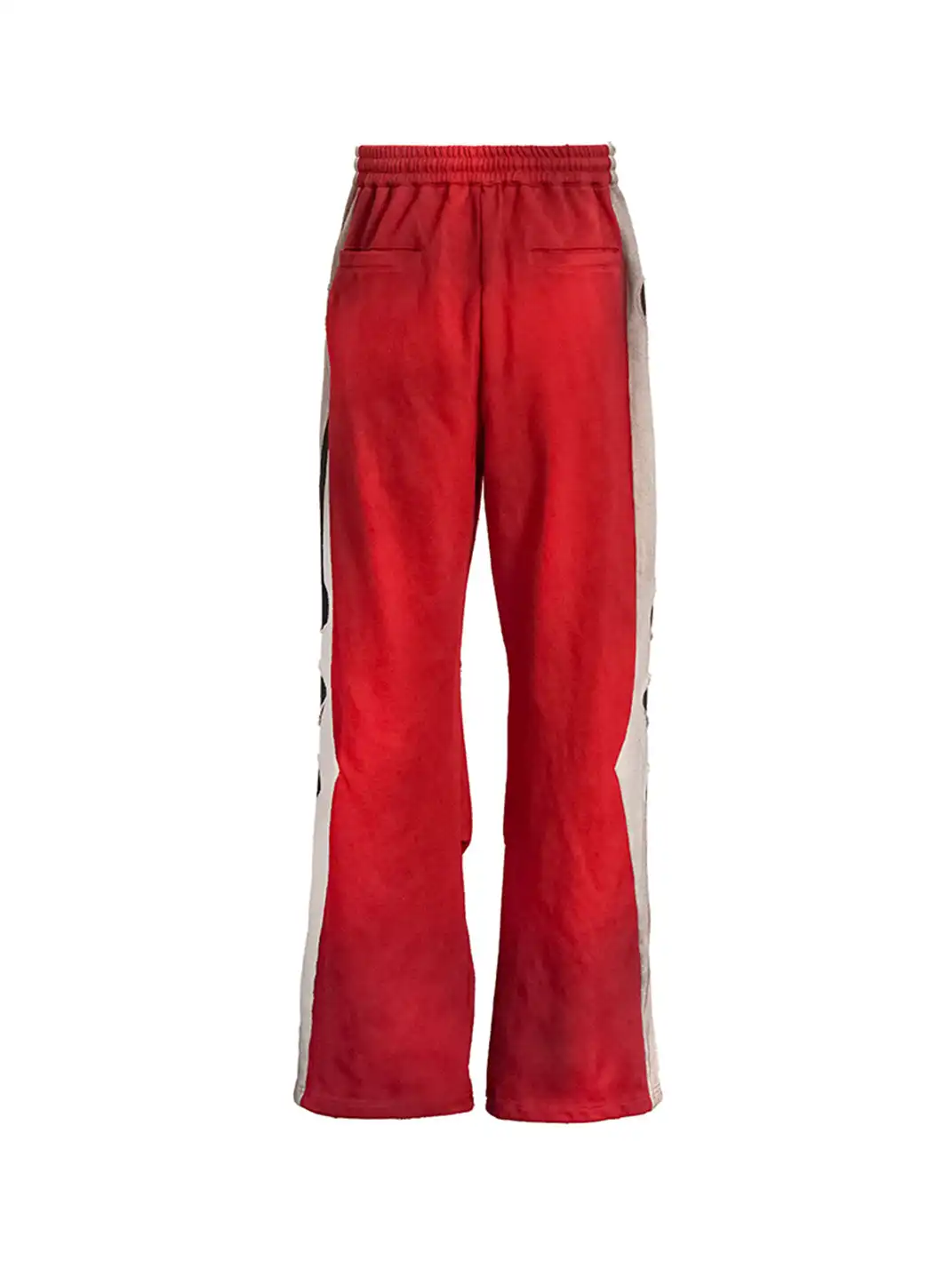 UNDERWATER | Skeleton Distressed Contrast Panel Sweatpants