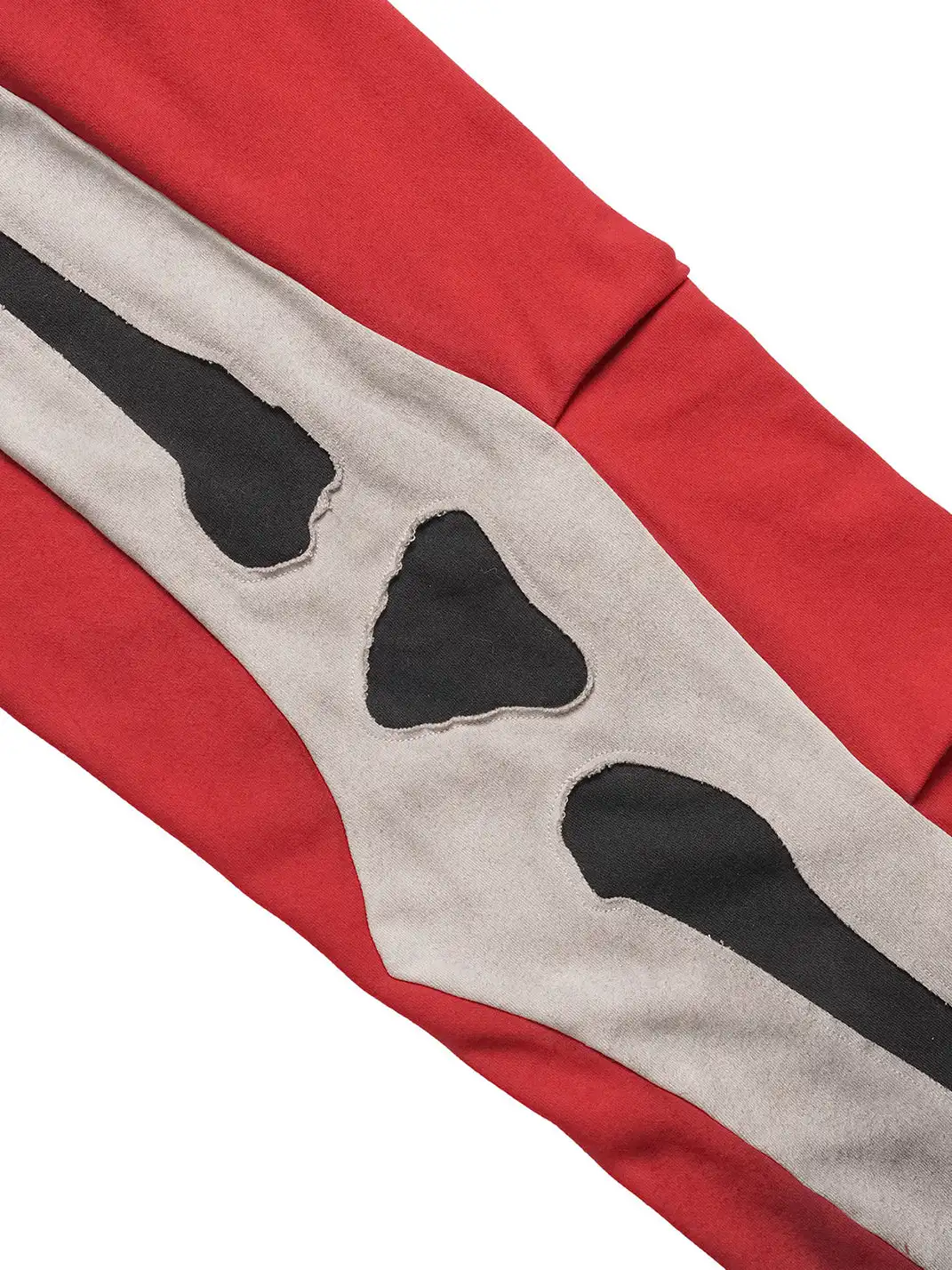 UNDERWATER | Skeleton Distressed Contrast Panel Sweatpants