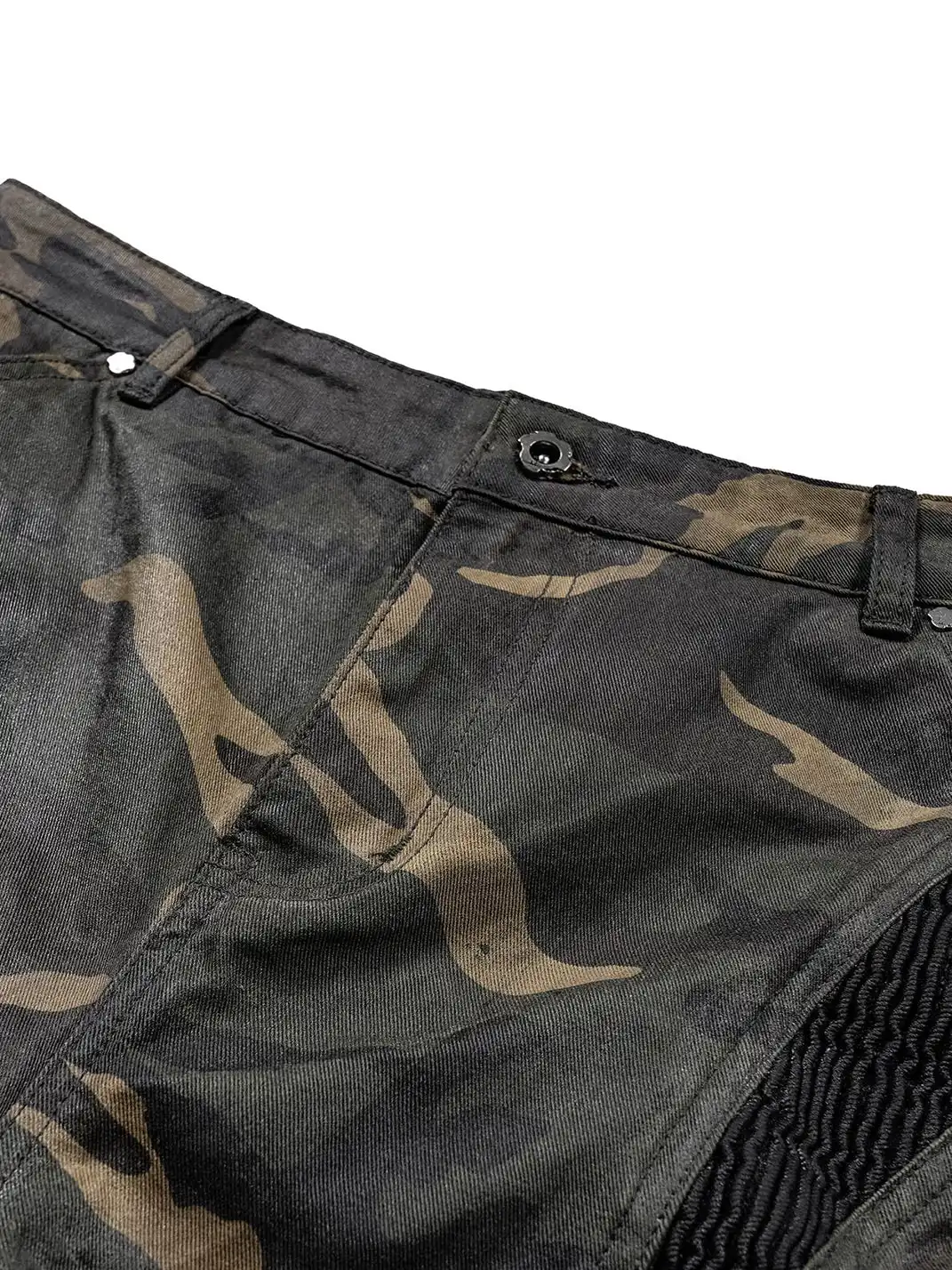 UNDERWATER | Camo Deconstructed Fang-Paneled Pants