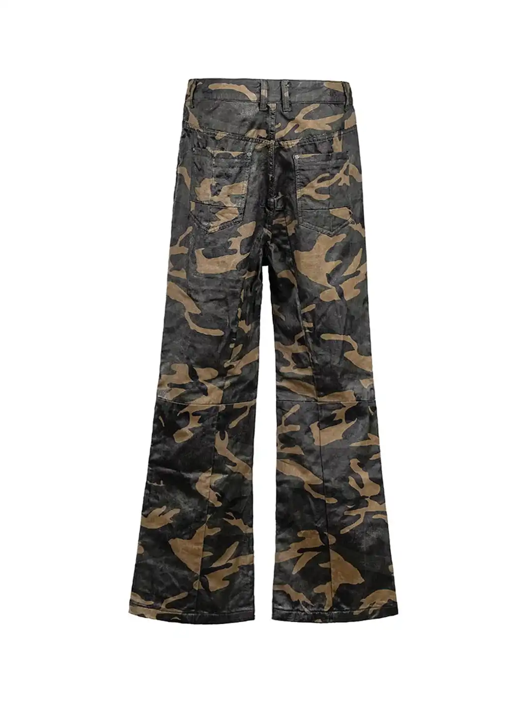 UNDERWATER | Camo Deconstructed Fang-Paneled Pants