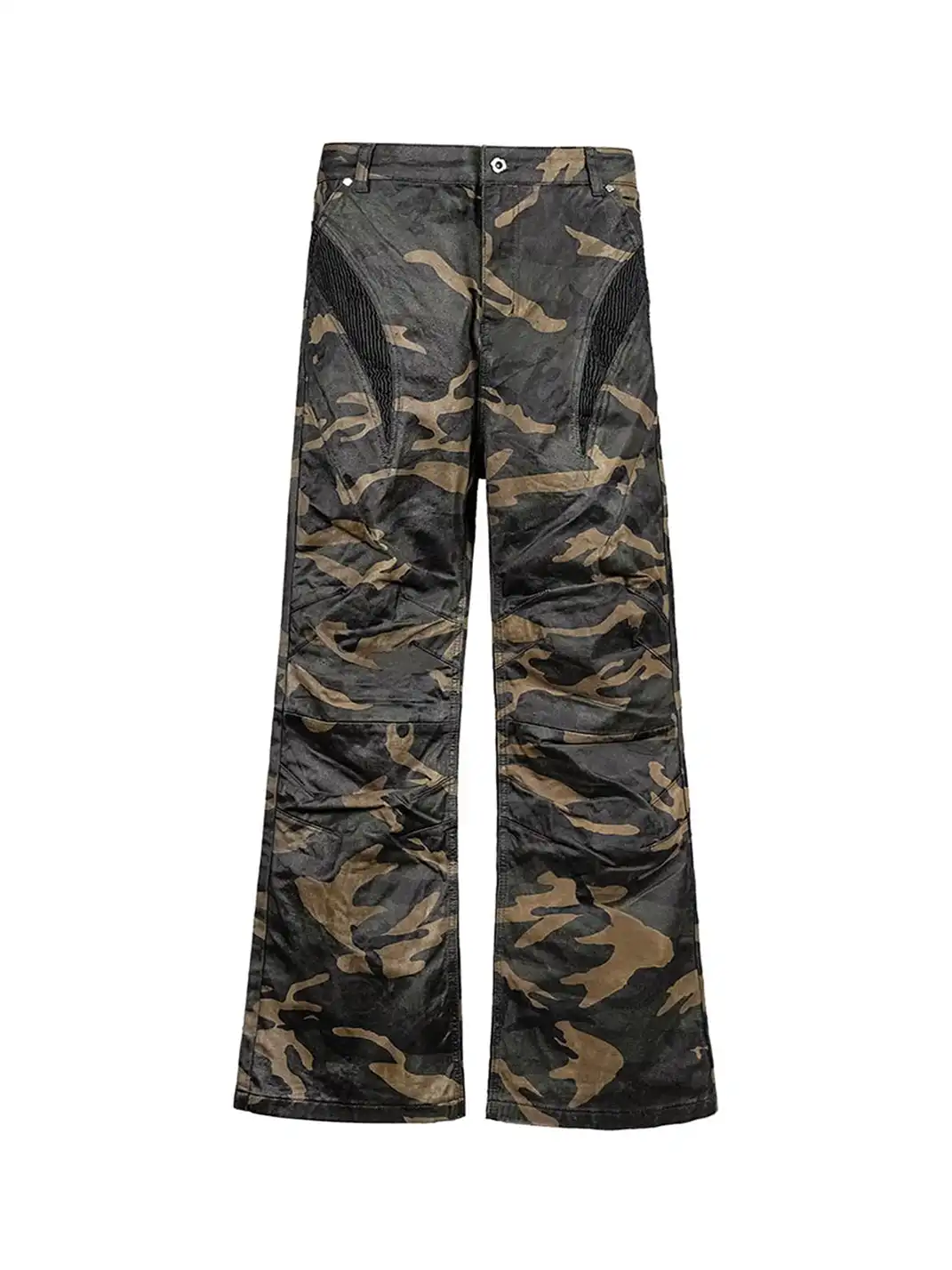 UNDERWATER | Camo Deconstructed Fang-Paneled Pants