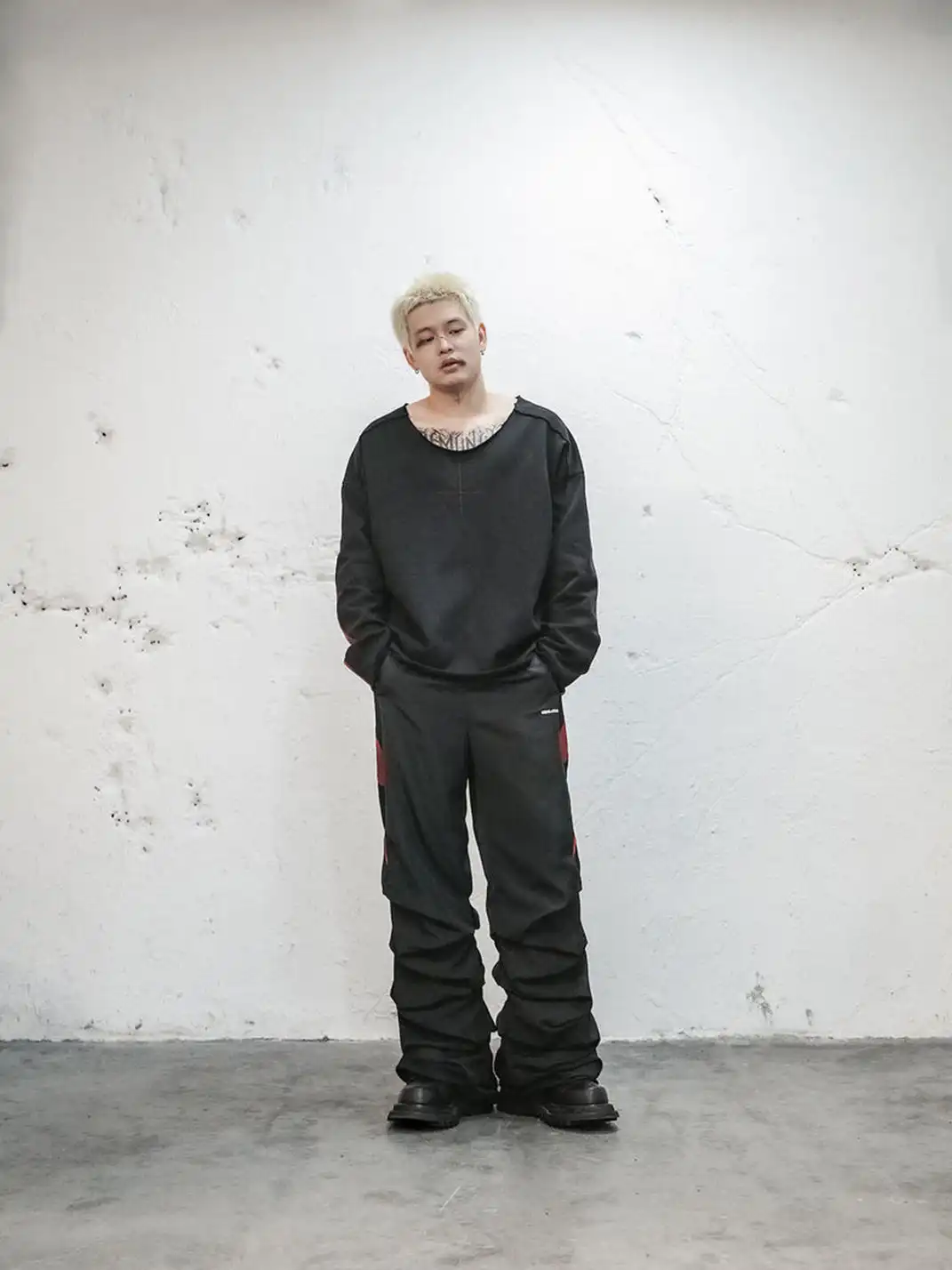 UNDERWATER | Bloodfang Ruched Oversized Sweatpants