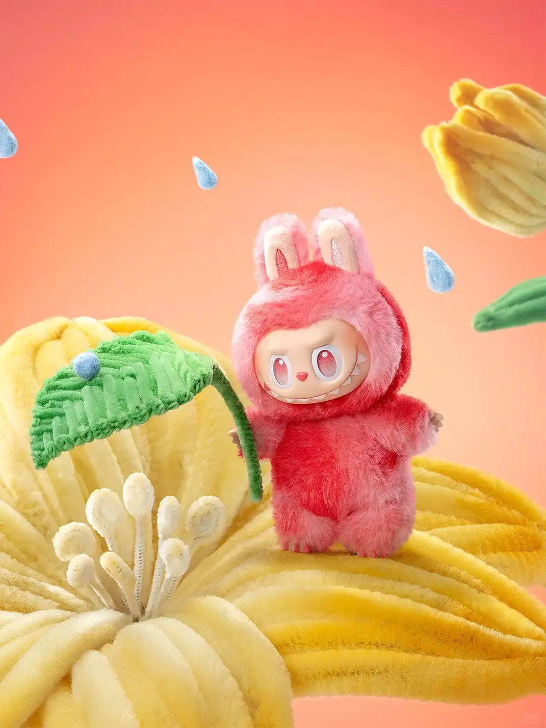 POP MART丨LABUBU Macaron Rubber Face Keychain Figure Blind Box - High Energy Ahead Full Box of 6 Pcs