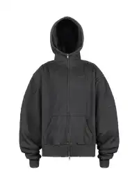 UNDERWATER | Distressed Spliced Fallen Armor Zip-Up Hoodie