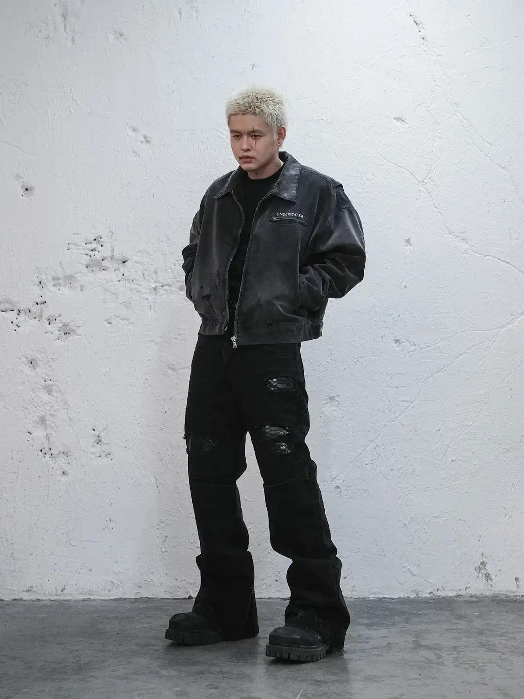 UNDERWATER | Dying Art Distressed Jacket