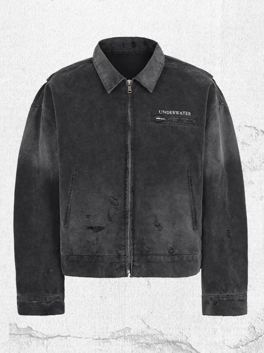 UNDERWATER | Dying Art Distressed Jacket
