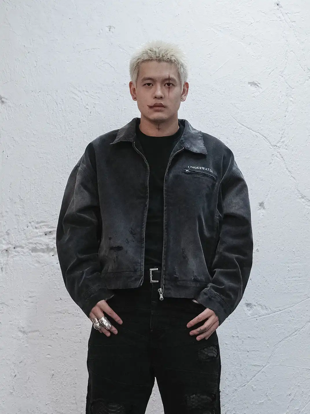 UNDERWATER | Dying Art Distressed Jacket