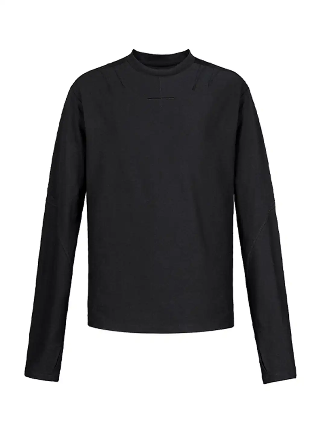UNDERWATER | Cross Embroidered High Neck Long-Sleeve Tee