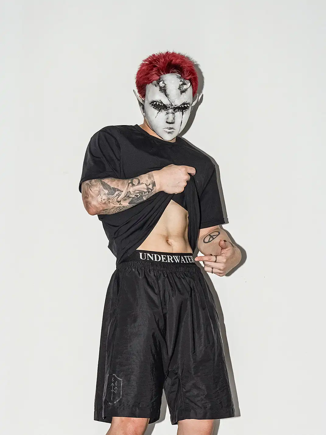 UNDERWATER | Dark Soul LOGO Waistband Stretch Boxer Briefs