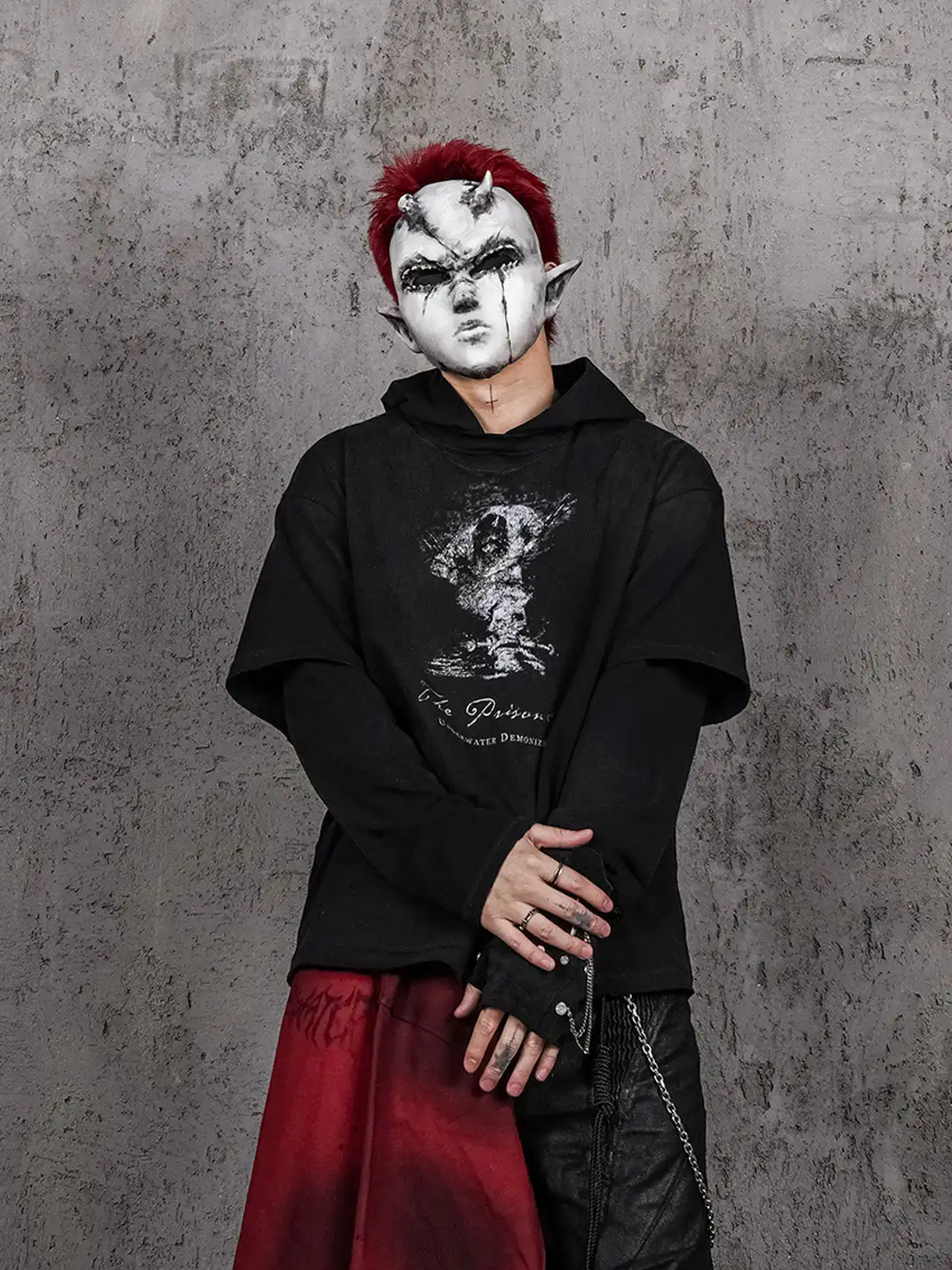 UNDERWATER | The Prisoner Distressed Layered Hoodie