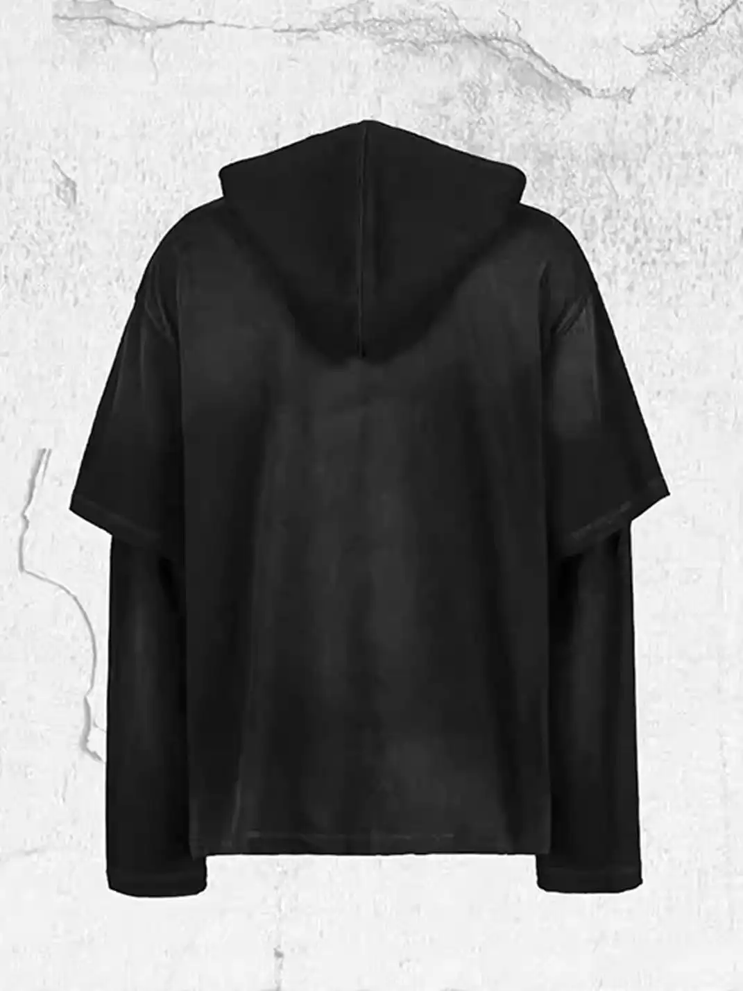 UNDERWATER | The Prisoner Distressed Layered Hoodie