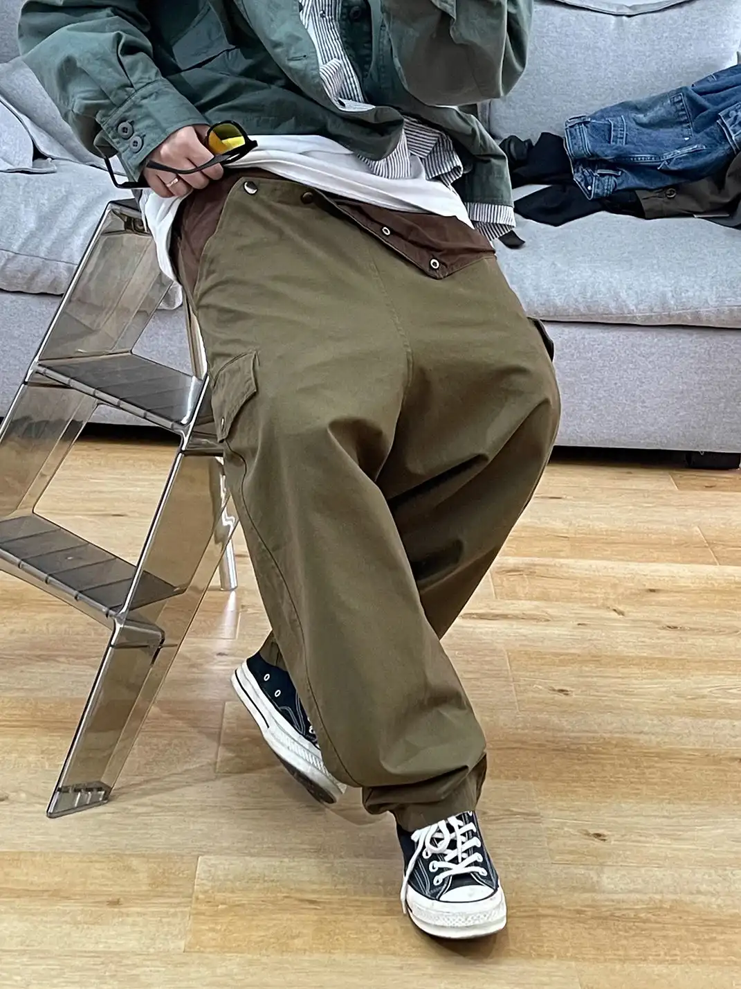 ME DA IGUAL | Color Block Harem Pants
