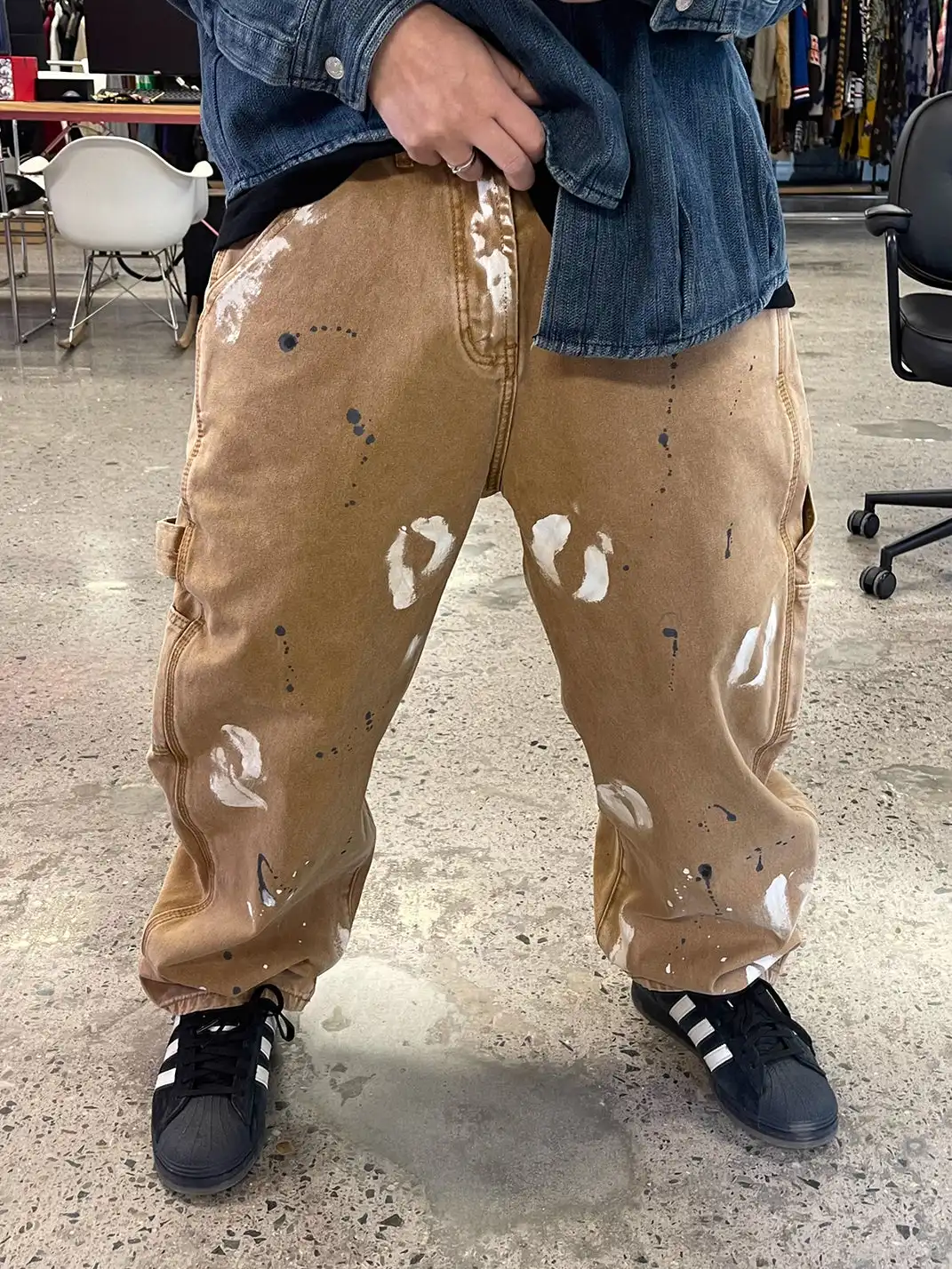 ME DA IGUAL | Printed Cargo Tapered Pants
