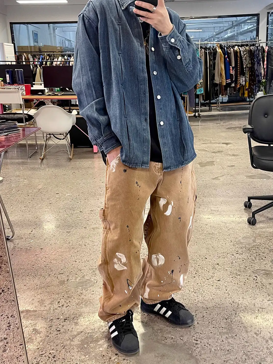 ME DA IGUAL | Printed Cargo Tapered Pants