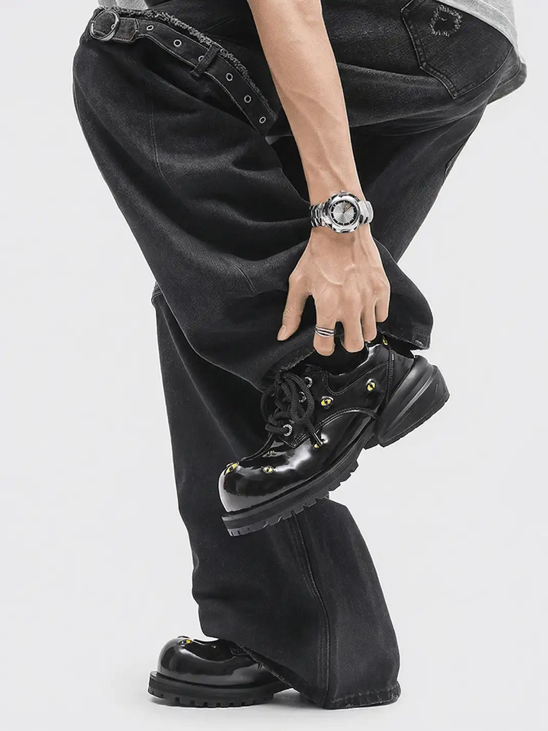 PINJIAHUI | Devil's Eyes Derby Shoes