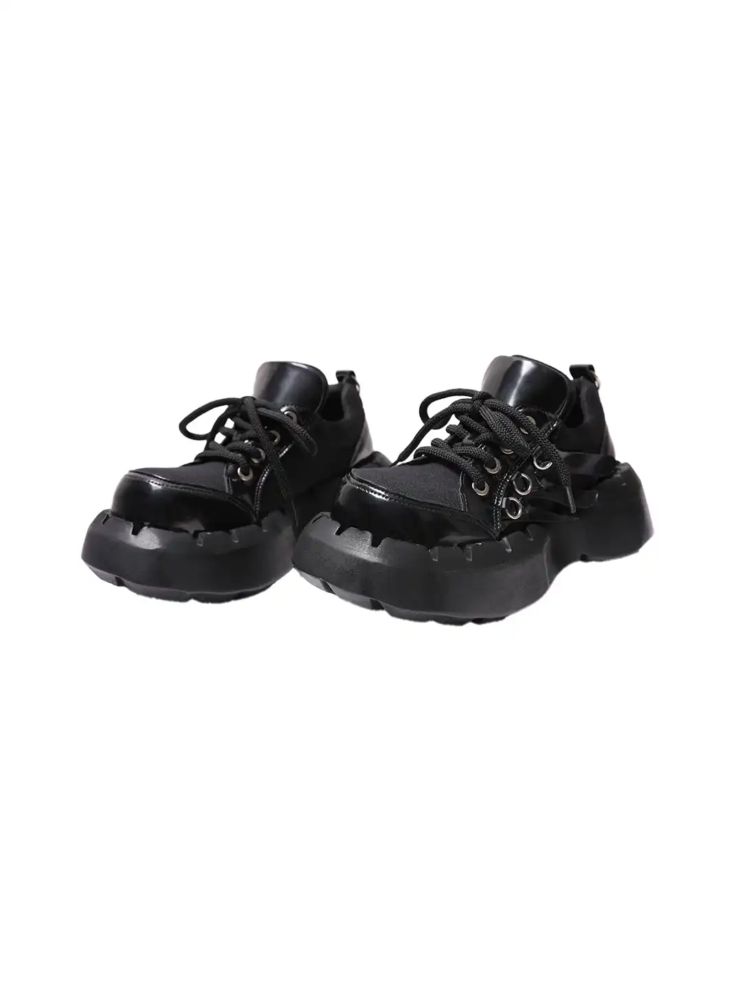 PINJIAHUI | Lace-up Platform Shoes