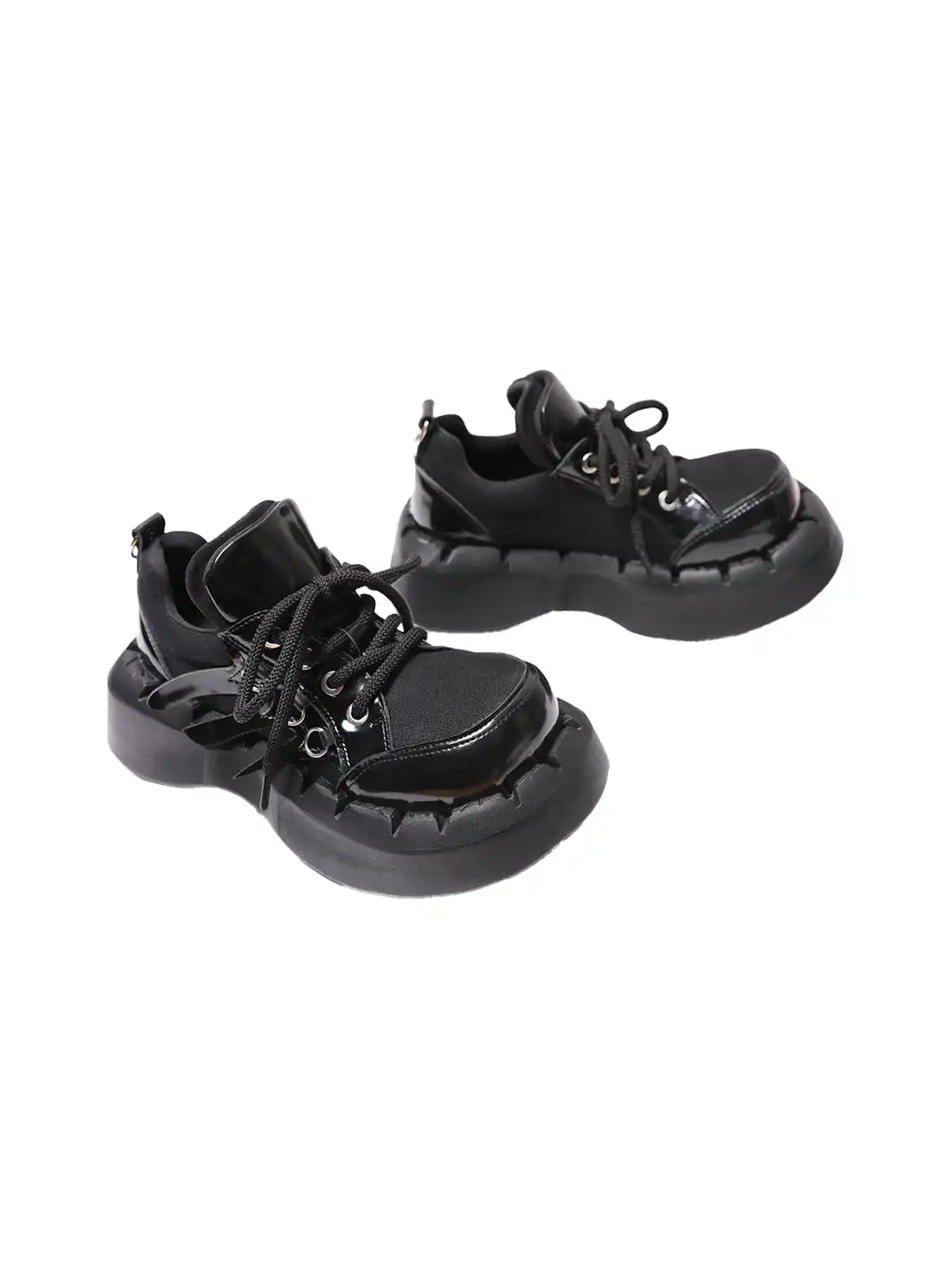 PINJIAHUI | Lace-up Platform Shoes