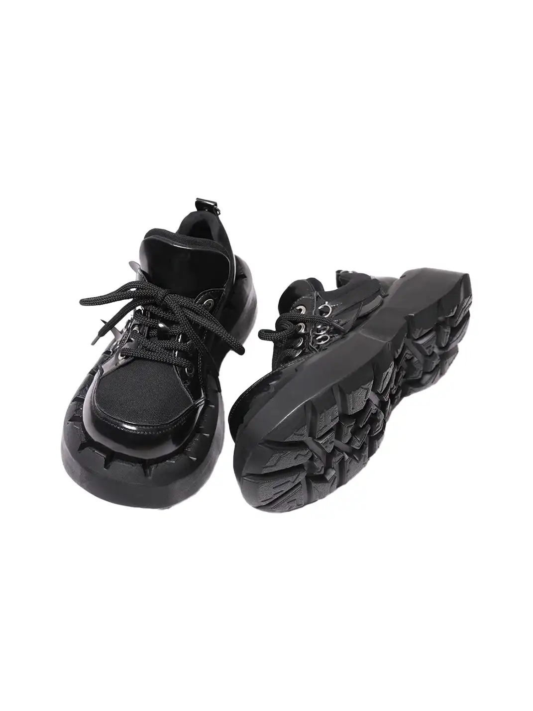 PINJIAHUI | Lace-up Platform Shoes