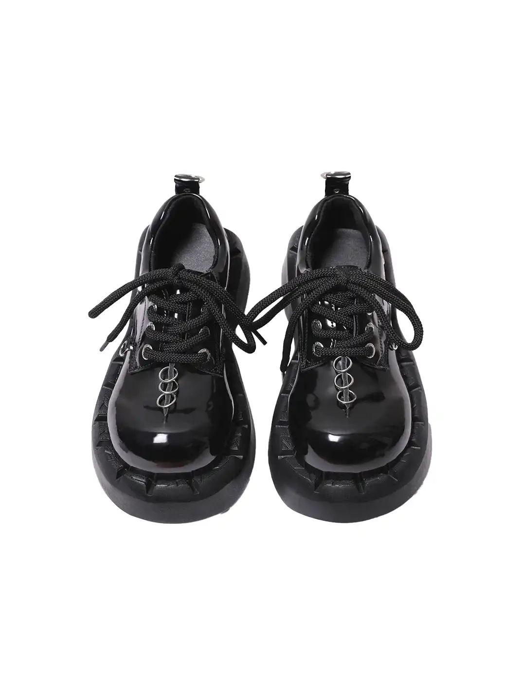 PINJIAHUI | Metal Punk Platform Shoes