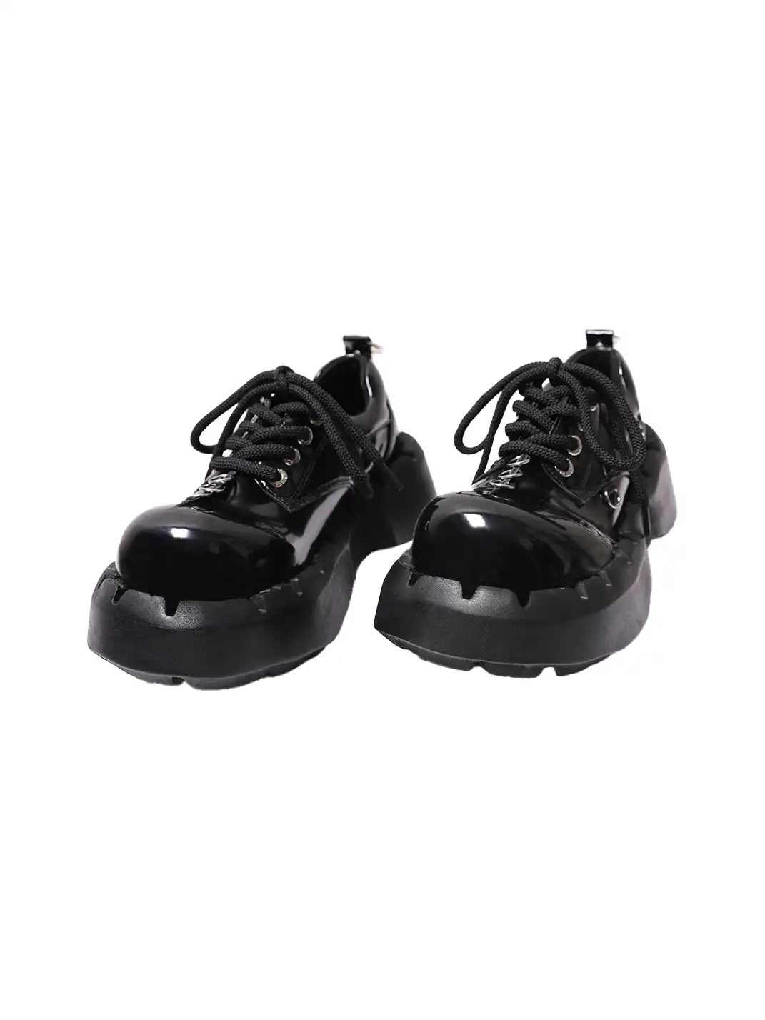 PINJIAHUI | Metal Punk Platform Shoes