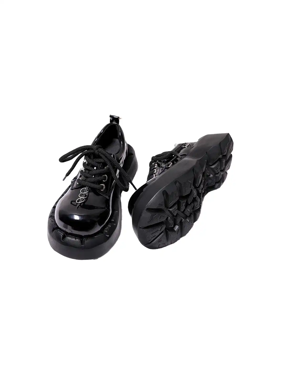 PINJIAHUI | Metal Punk Platform Shoes