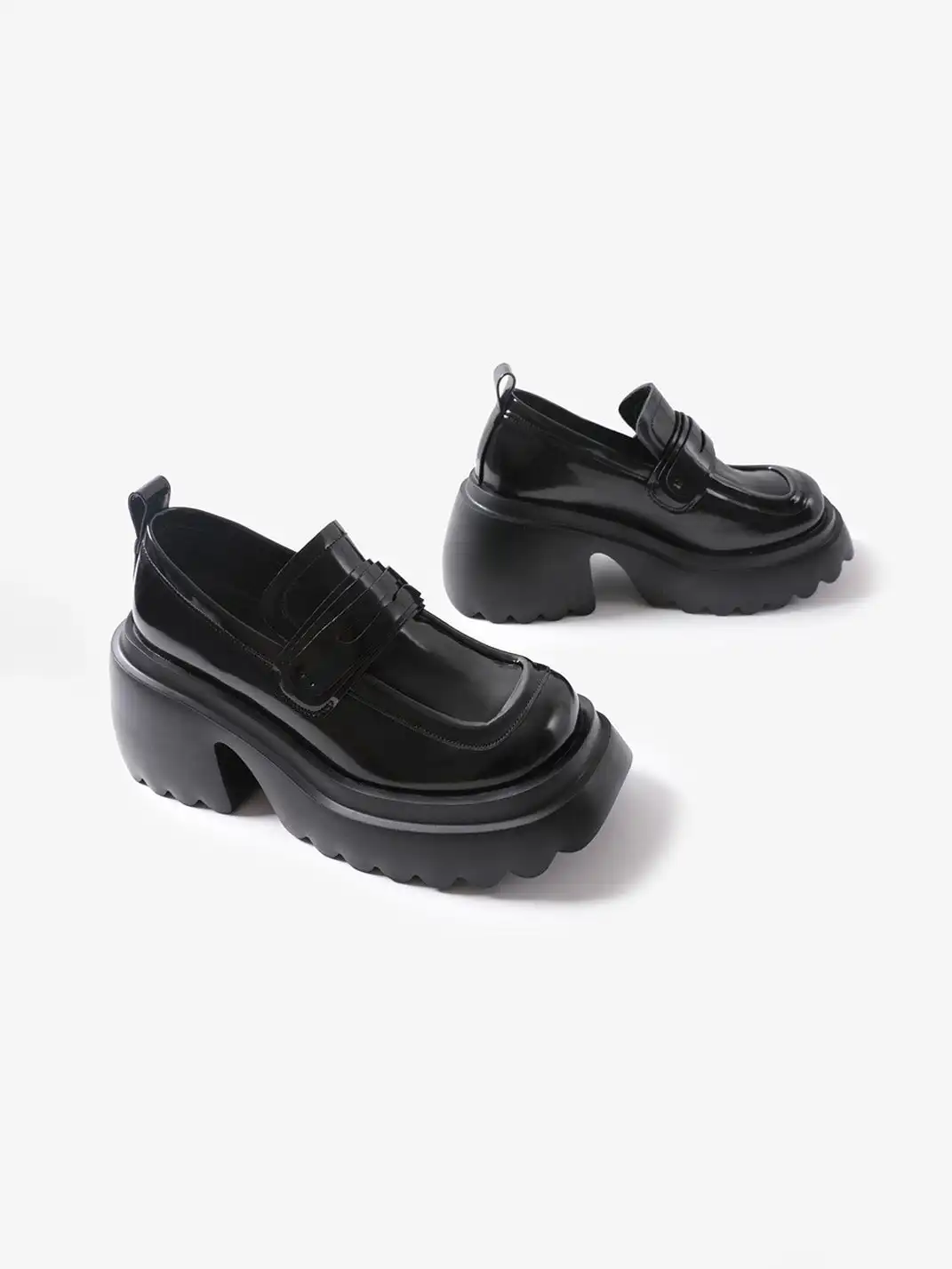 PINJIAHUI | Vintage Platform Loafers