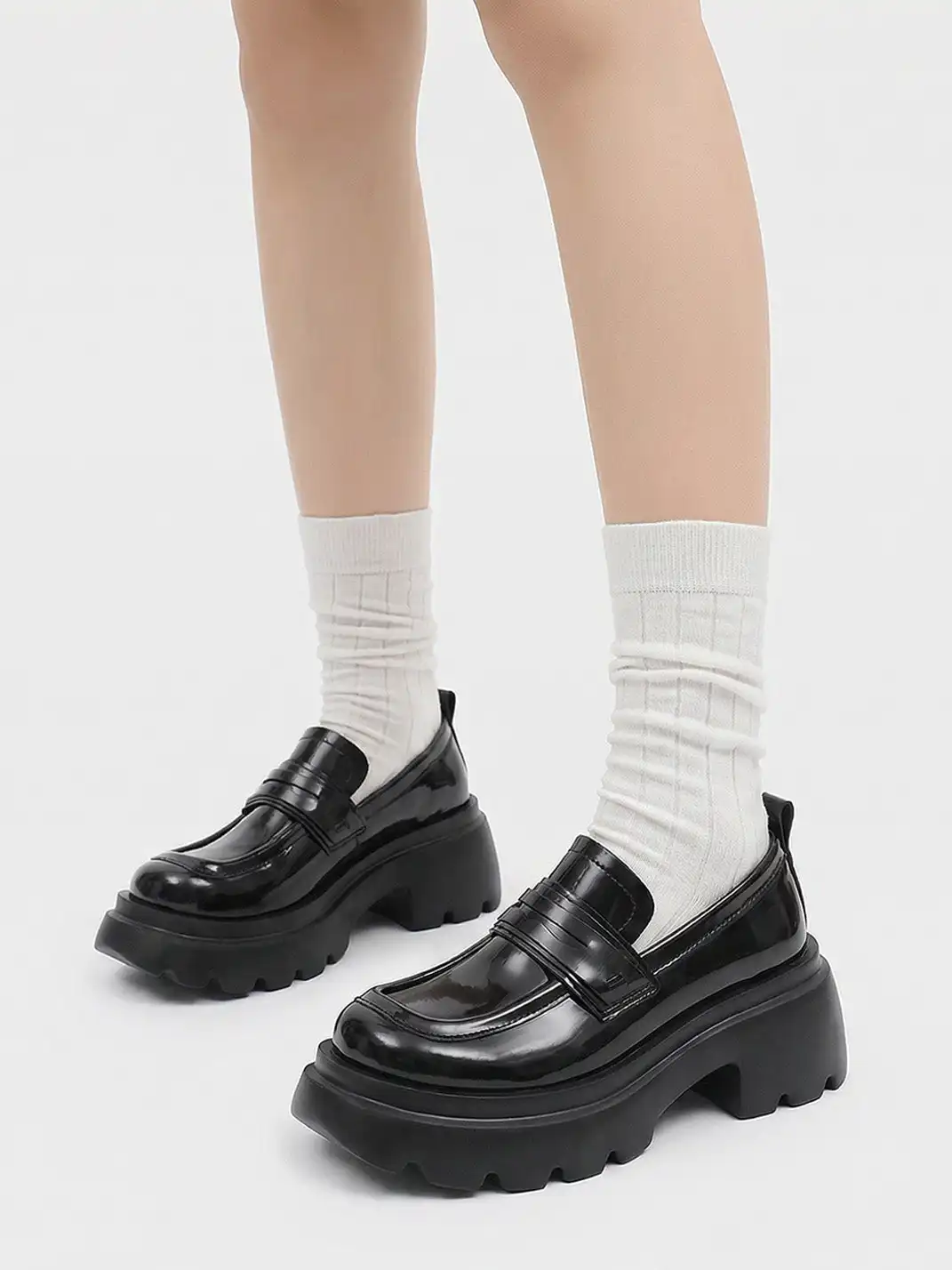 PINJIAHUI | Vintage Platform Loafers