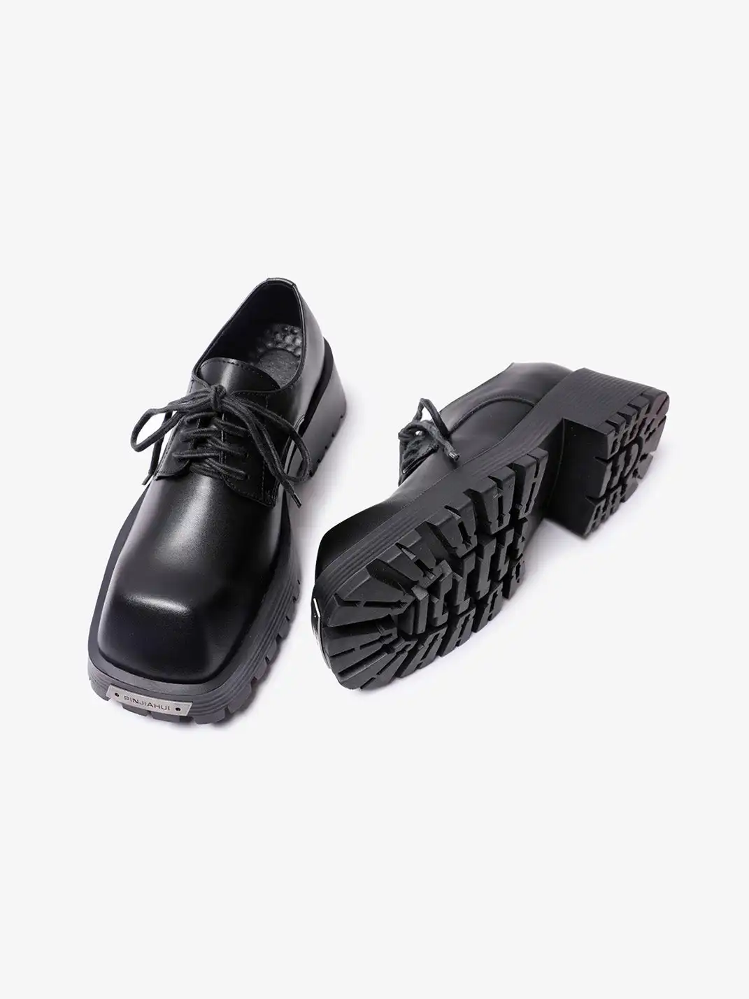 PINJIAHUI | Classic Leather Derby Shoes