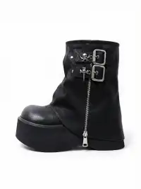 PINJIAHUI | Skull Platform Boots