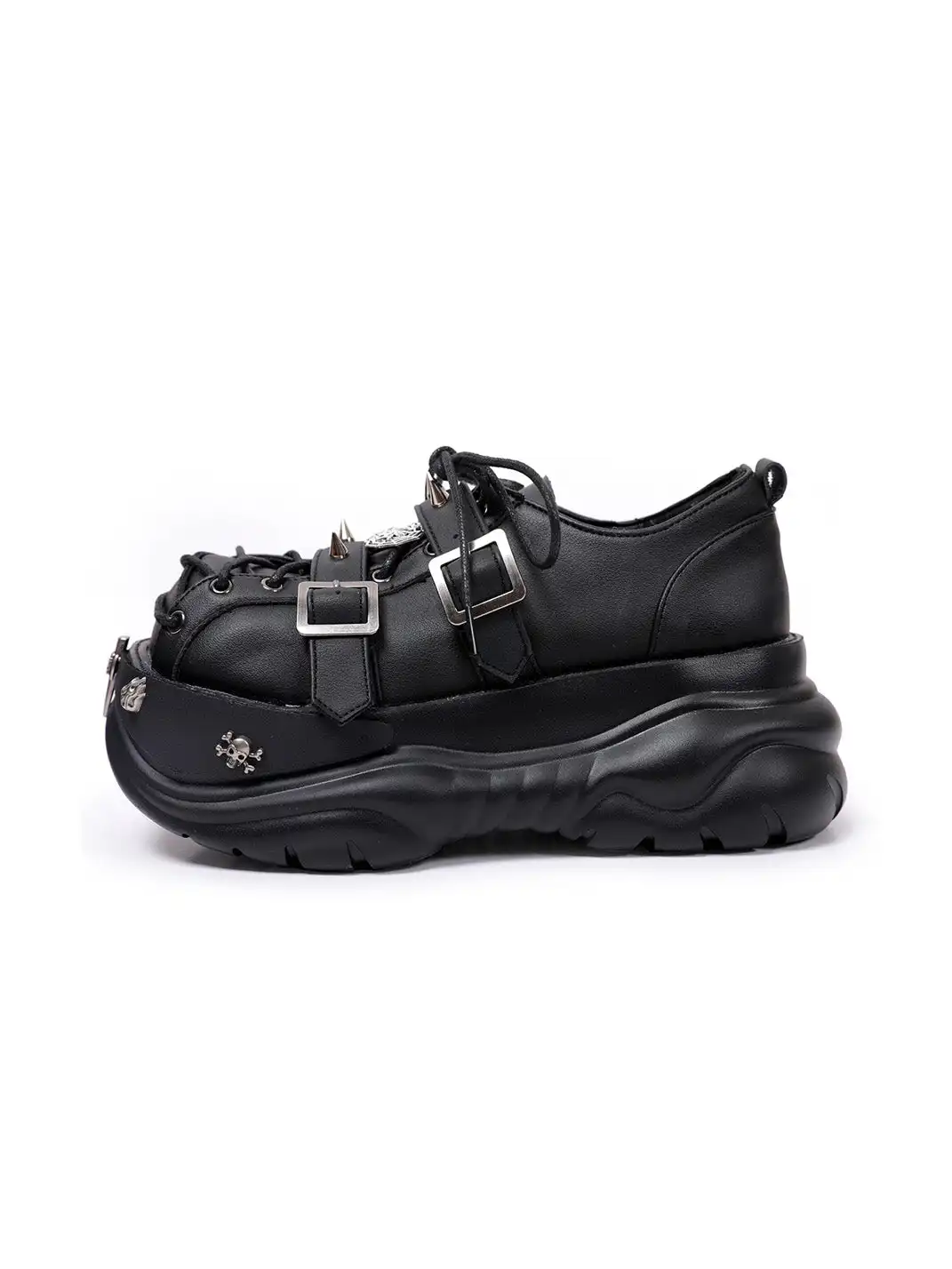 PINJIAHUI | Retro Y2K Metal Punk Platform Shoes