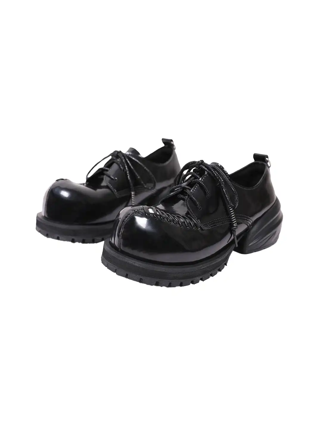 PINJIAHUI | Wide-toe Derby Shoes