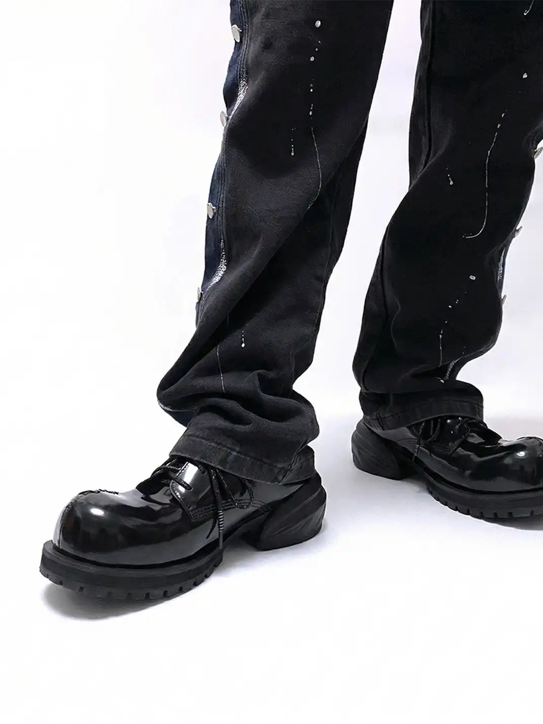 PINJIAHUI | Wide-toe Derby Shoes