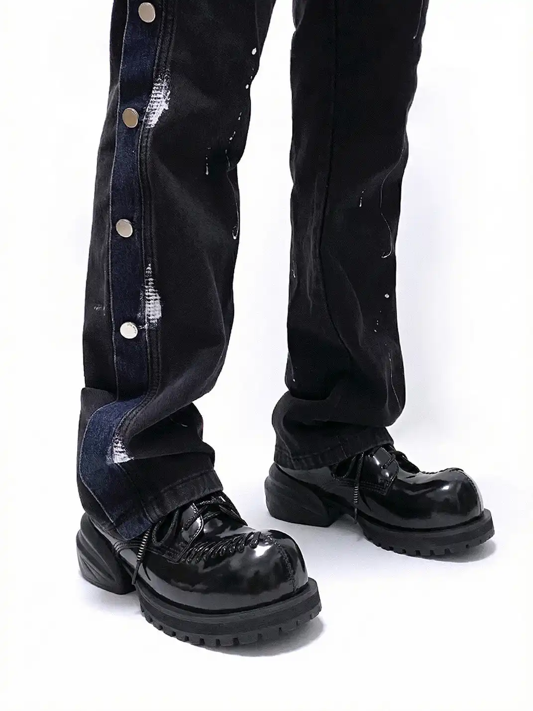 PINJIAHUI | Wide-toe Derby Shoes