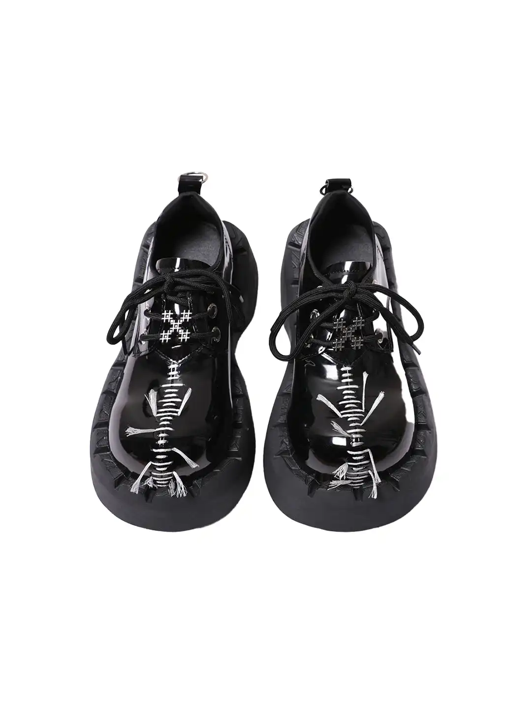 PINJIAHUI | Seam Wide-toe Platform Shoes