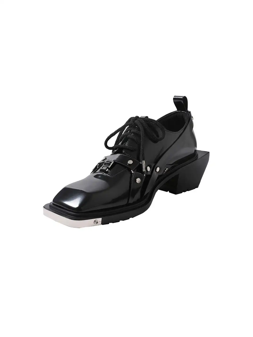 PINJIAHUI | Unique Style Square-toe Derby Shoes