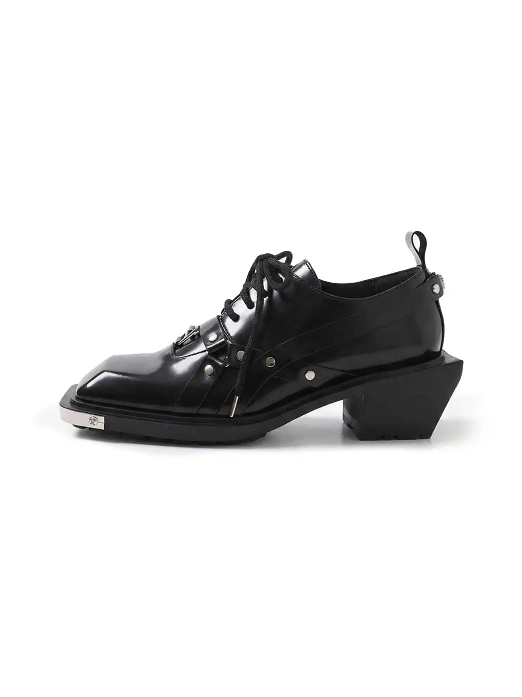 PINJIAHUI | Unique Style Square-toe Derby Shoes