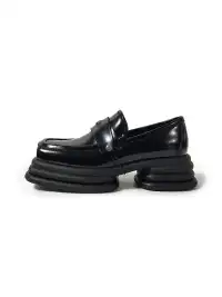 PINJIAHUI | Detachable Eye Square-toe Loafers