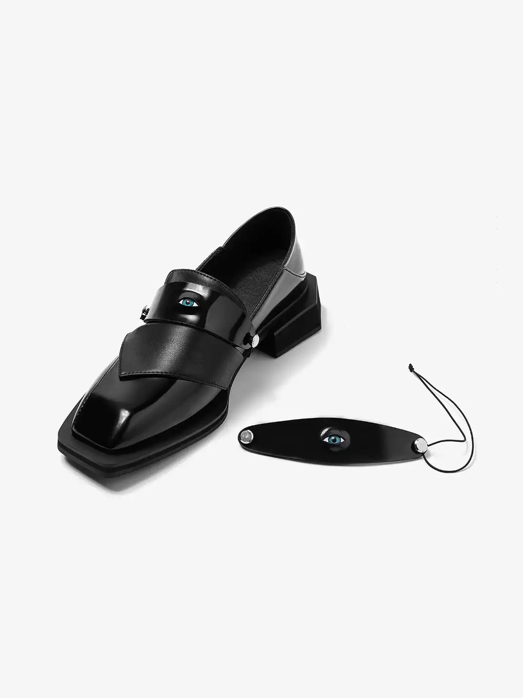PINJIAHUI | Detachable Eye Derby Shoes