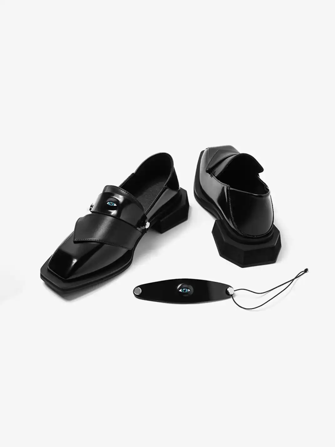PINJIAHUI | Detachable Eye Derby Shoes