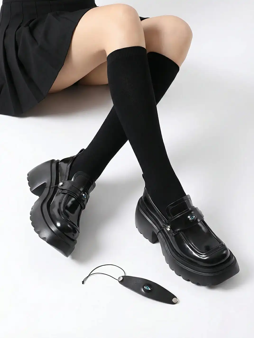 PINJIAHUI | Detachable Eye Platform Shoes
