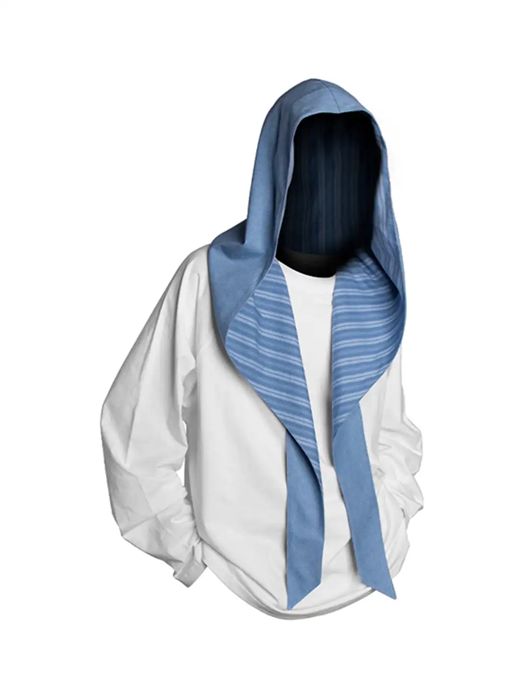 RELABEL | Detachable Hood Long-Sleeve Tee