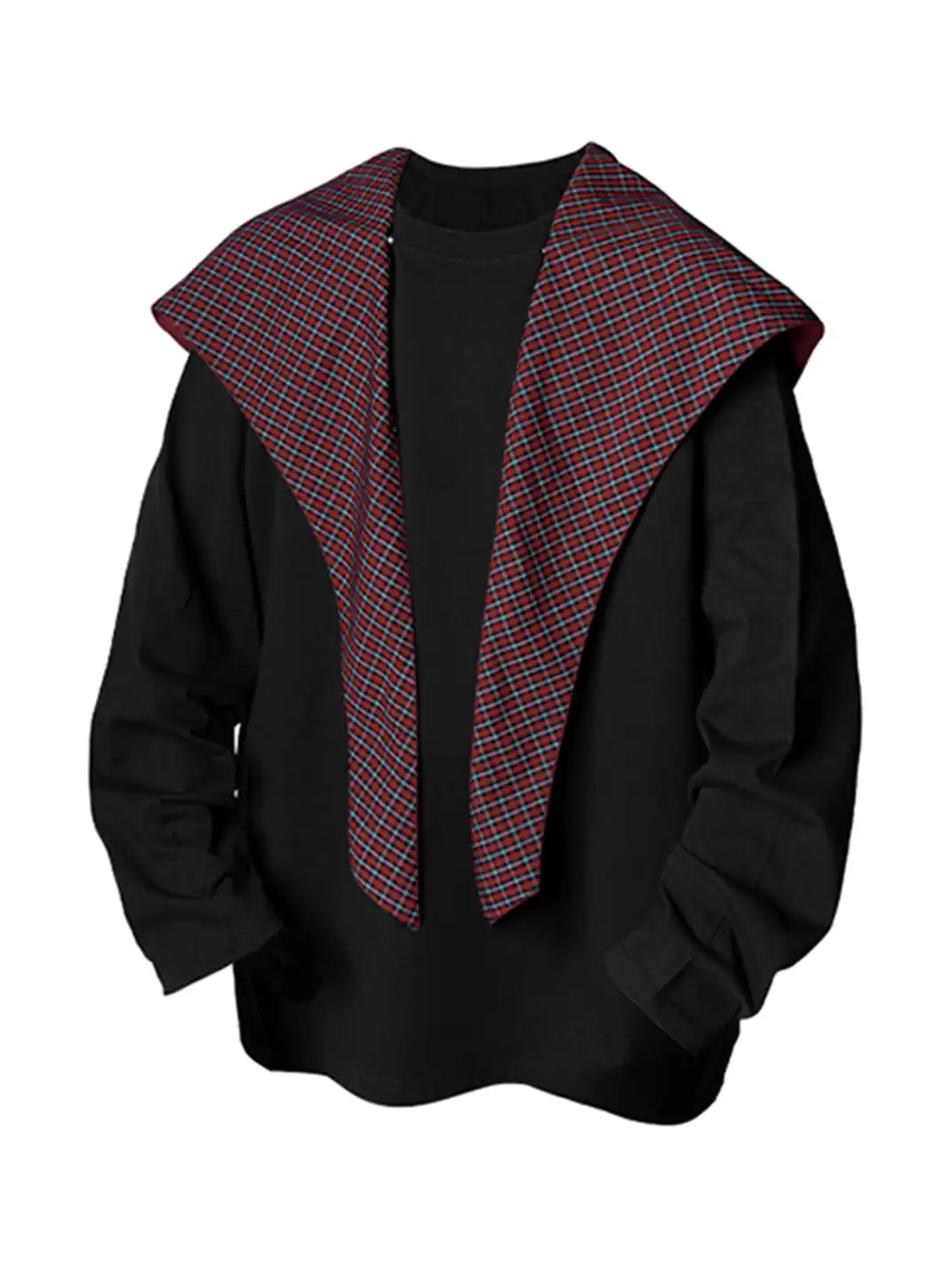 RELABEL | Detachable Hood Long-Sleeve Tee
