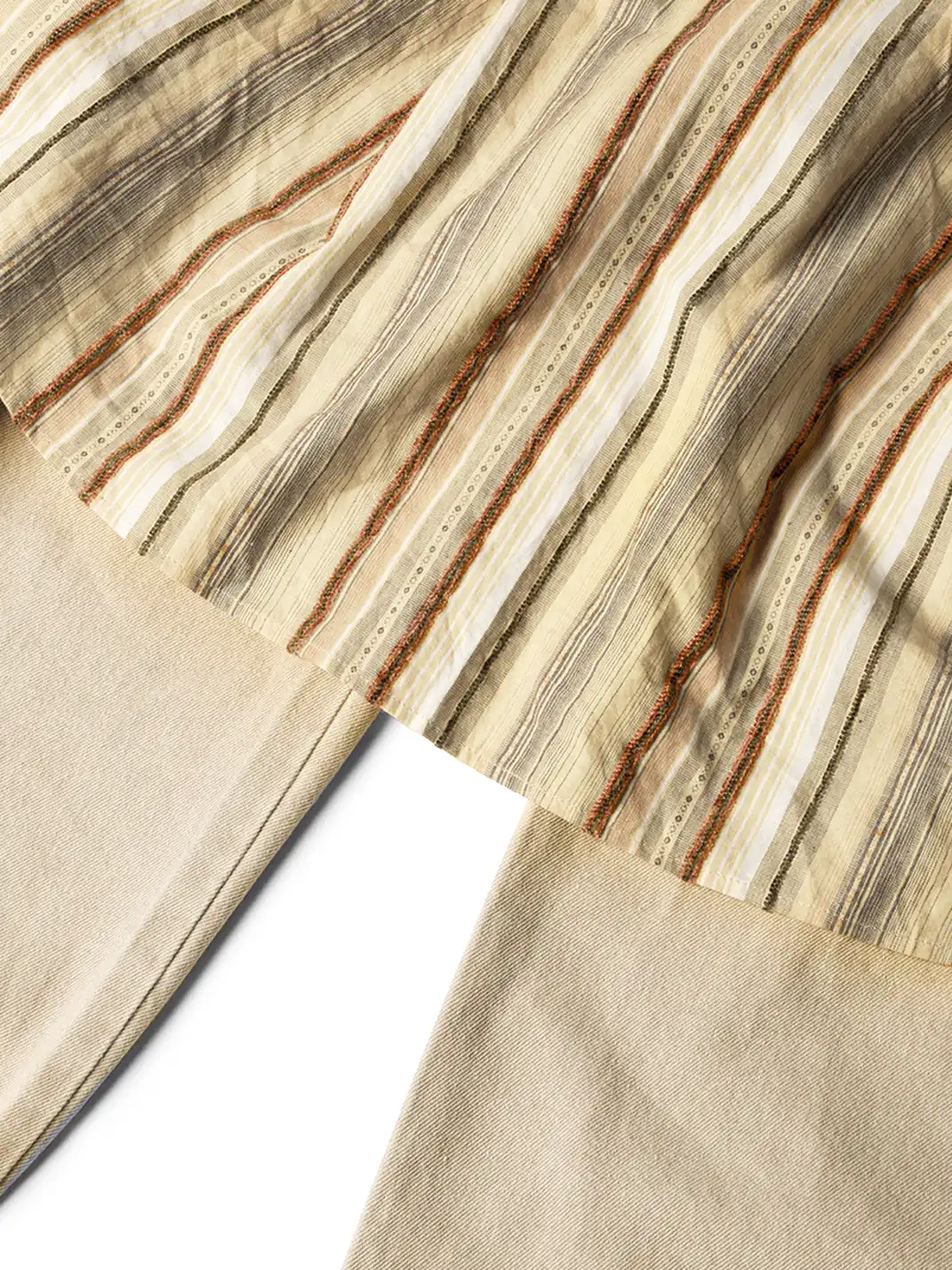 RELABEL | Detachable Drape Drawstring Baggy Jeans