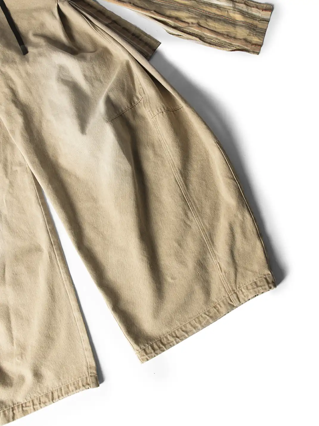 RELABEL | Detachable Drape Drawstring Baggy Jeans