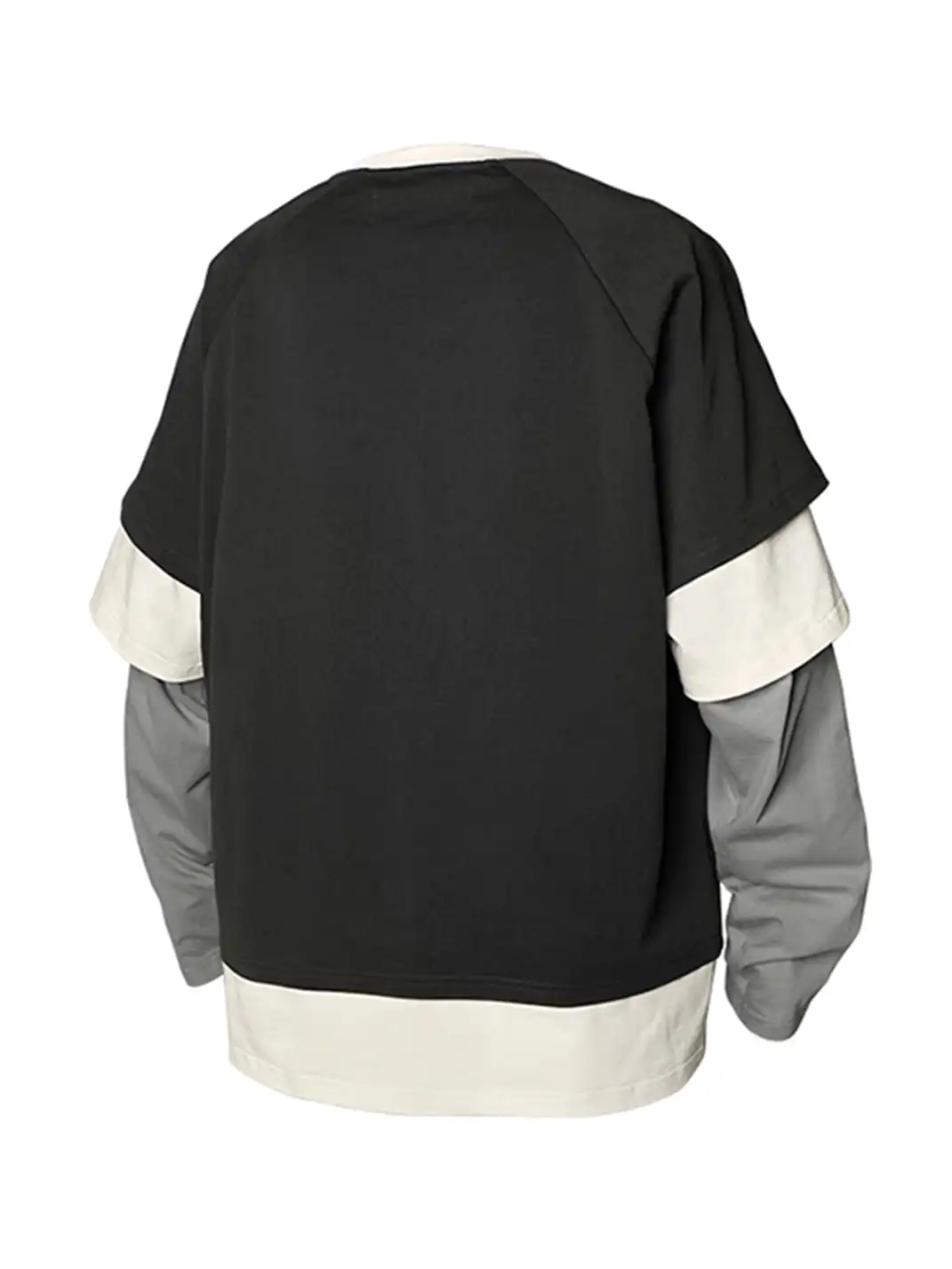 RELABEL | Layered Lace-Up Sweatshirt